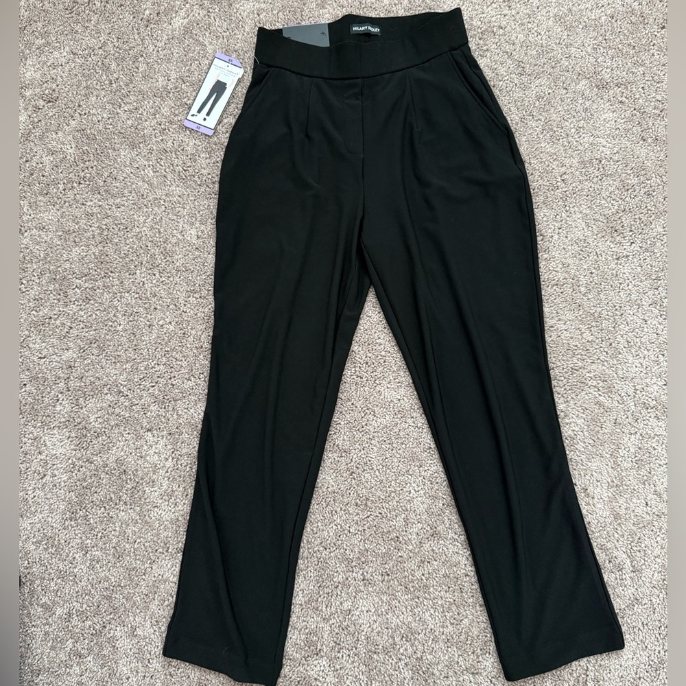Hilary Radley Black Straight Leg Pants